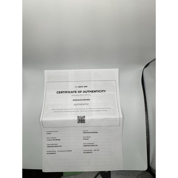 Chanel Black Quilted Leather CC Logo Wallet With Card Slots COA‎ - Picture 12 of 16